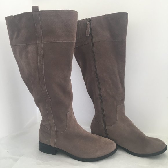 Women's Tall Brown Boots - Picture 2 of 15